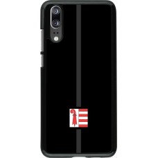 Coque Huawei P20 - Canton JU noir