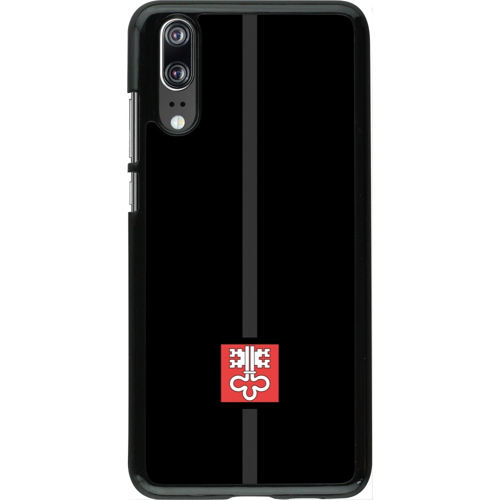 Coque Huawei P20 - Canton NW noir