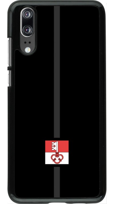 Coque Huawei P20 - Canton OW noir