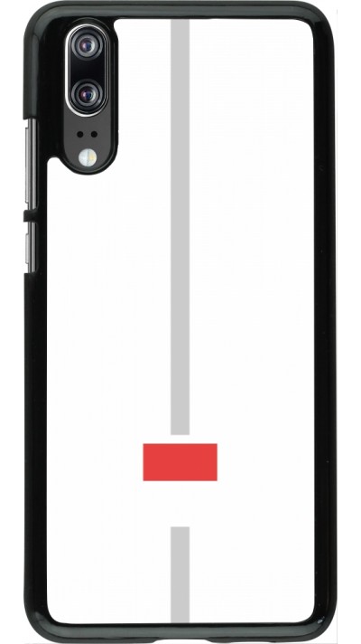 Coque Huawei P20 - Canton SO blanc
