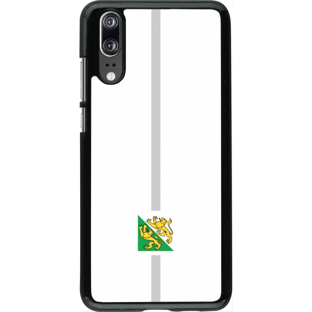 Coque Huawei P20 - Canton TG blanc