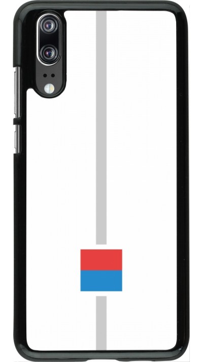 Coque Huawei P20 - Canton TI blanc