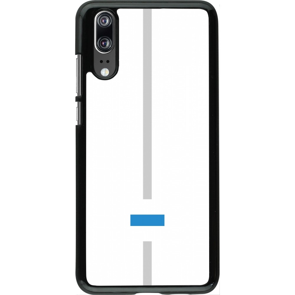 Coque Huawei P20 - Canton ZG blanc