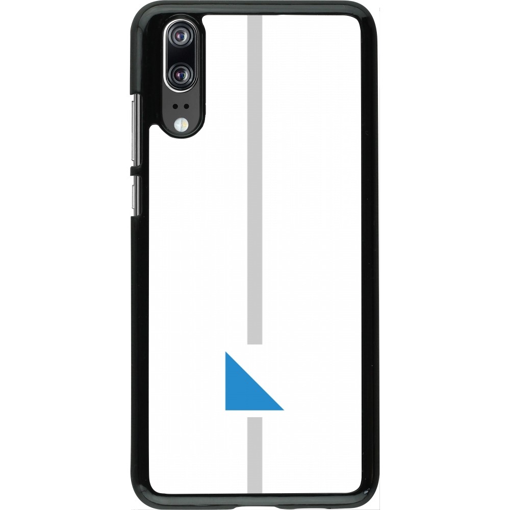 Coque Huawei P20 - Canton ZH blanc
