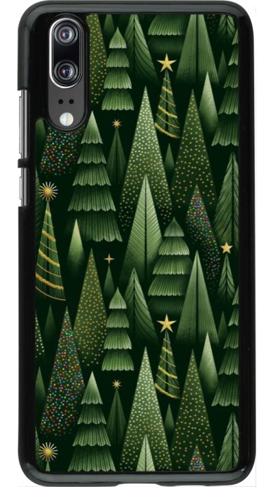 Coque Huawei P20 - Christmas 25 Pattern Xmas Tree