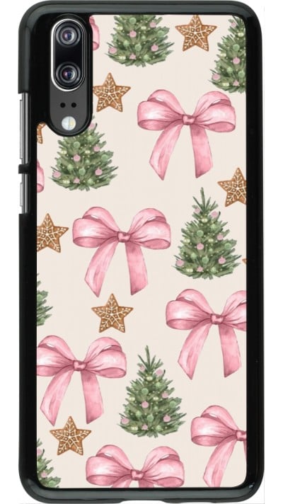Coque Huawei P20 - Christmas 25 Vintage Ribbons