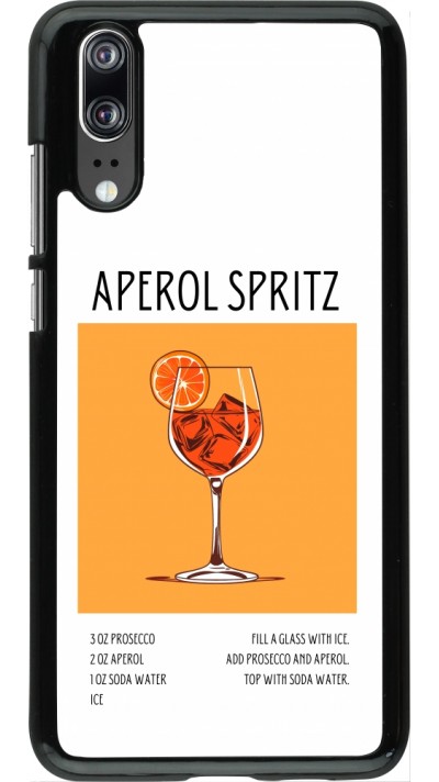 Huawei P20 Case Hülle - Cocktail Rezept Aperol Spritz