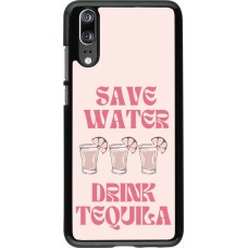 Huawei P20 Case Hülle - Cocktail Save Water Drink Tequila