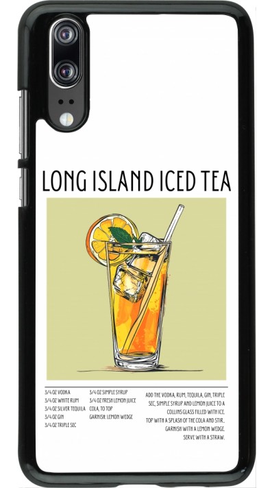 Coque Huawei P20 - Cocktail recette Long Island Ice Tea