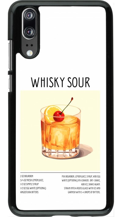 Coque Huawei P20 - Cocktail recette Whisky Sour