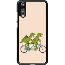 Coque Huawei P20 - Dinosaurs on bikes 2026