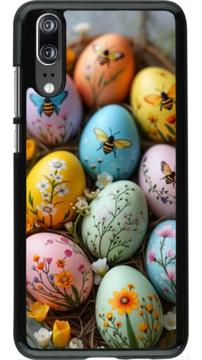 Coque Huawei P20 - Easter 2026 Eggs with bees