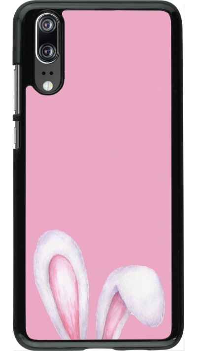 Coque Huawei P20 - Easter 2024 pink bunny ears