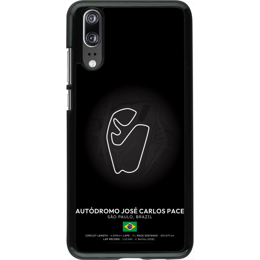 Huawei P20 Case Hülle - F1 Track 2025 Brazil