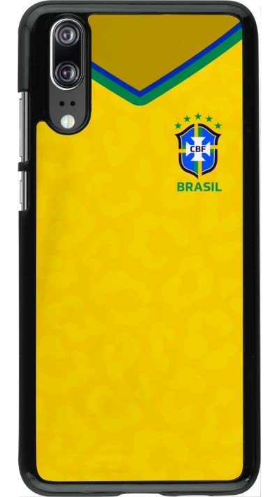 Huawei P20 Case Hülle - Brasilien 2022 personalisierbares Fußballtrikot