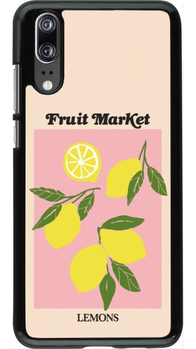 Huawei P20 Case Hülle - Fruit market lemons 2026