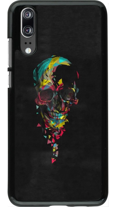Coque Huawei P20 - Halloween 22 colored skull