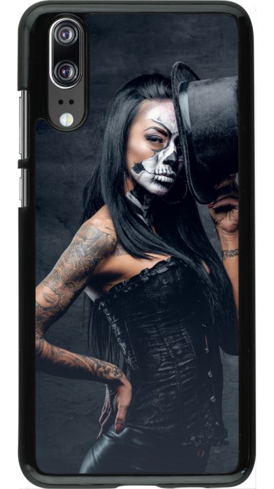 Coque Huawei P20 - Halloween 22 Tattooed Girl