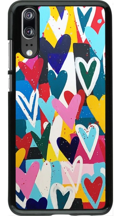 Coque Huawei P20 - Joyful Hearts