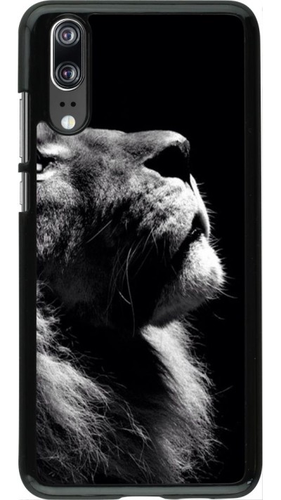 Coque Huawei P20 - Lion looking up