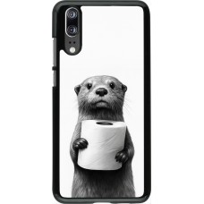 Coque Huawei P20 - Loutre papier de toilette