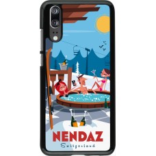 Coque Huawei P20 - Nendaz Mountain Jacuzzi