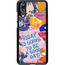 Huawei P20 Case Hülle - Preppy Today is Going to be a good day