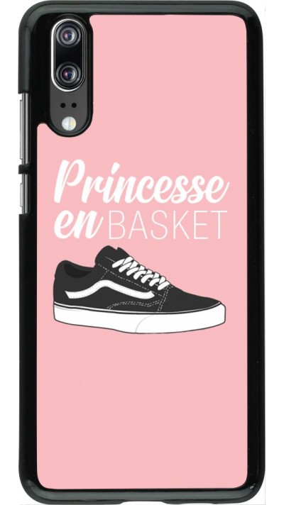 Coque Huawei P20 - princesse en basket
