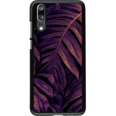 Coque Huawei P20 - Purple Light Leaves