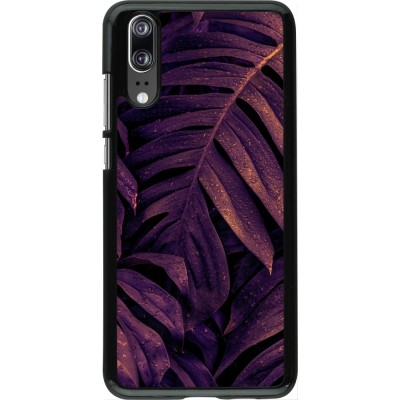 Coque Huawei P20 - Purple Light Leaves