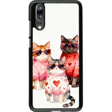 Coque Huawei P20 - Saint Valentines Day 26 Cat Love