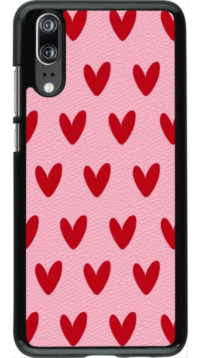 Coque Huawei P20 - Saint Valentines Day 26 Pattern heart