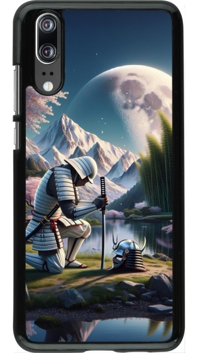 Coque Huawei P20 - Samurai Katana Lune