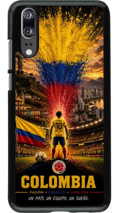 Coque Huawei P20 - Football Colombie splash 2026