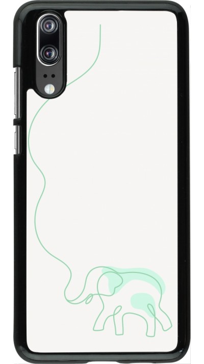 Huawei P20 Case Hülle - Spring 23 baby elephant