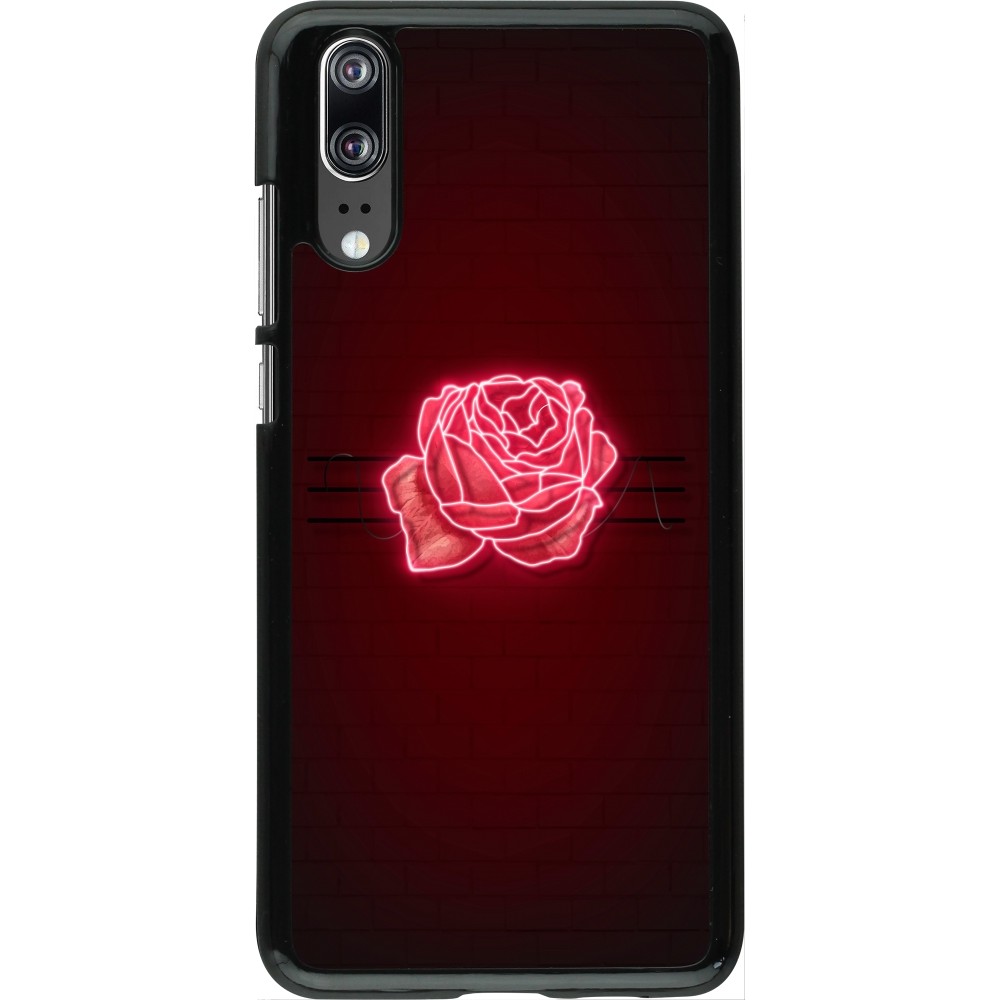 Huawei P20 Case Hülle - Spring 23 neon rose