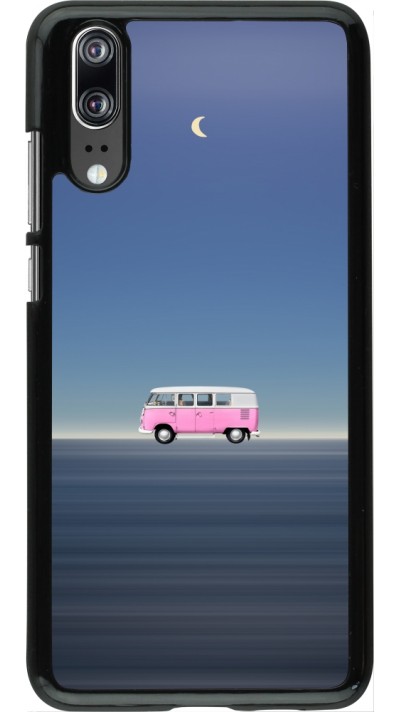 Huawei P20 Case Hülle - Spring 23 pink bus