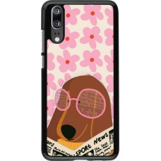 Coque Huawei P20 - Dog with newspaper Spring 2026