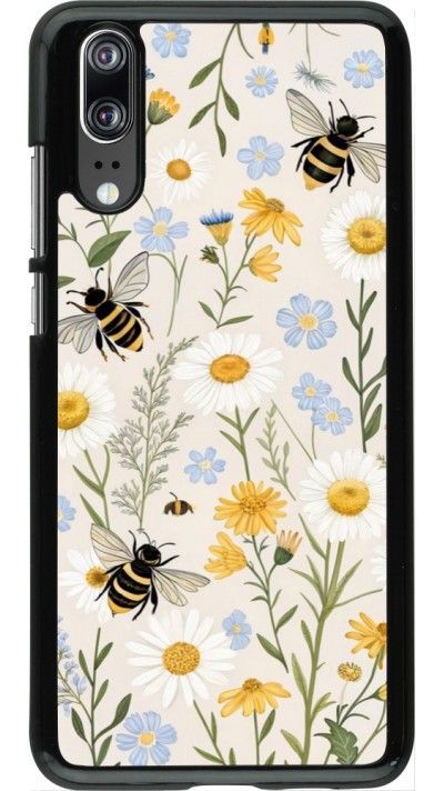 Coque Huawei P20 - Pattern bees Spring 2026