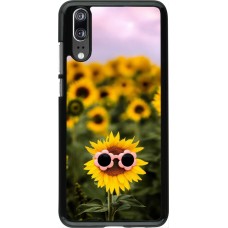 Coque Huawei P20 - Sunflower with glasses Spring 2026