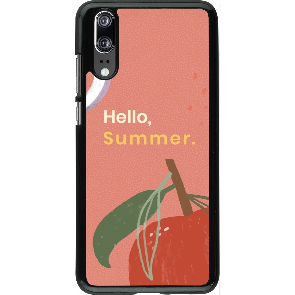 Huawei P20 Case Hülle - Summer 2025 Hello summer