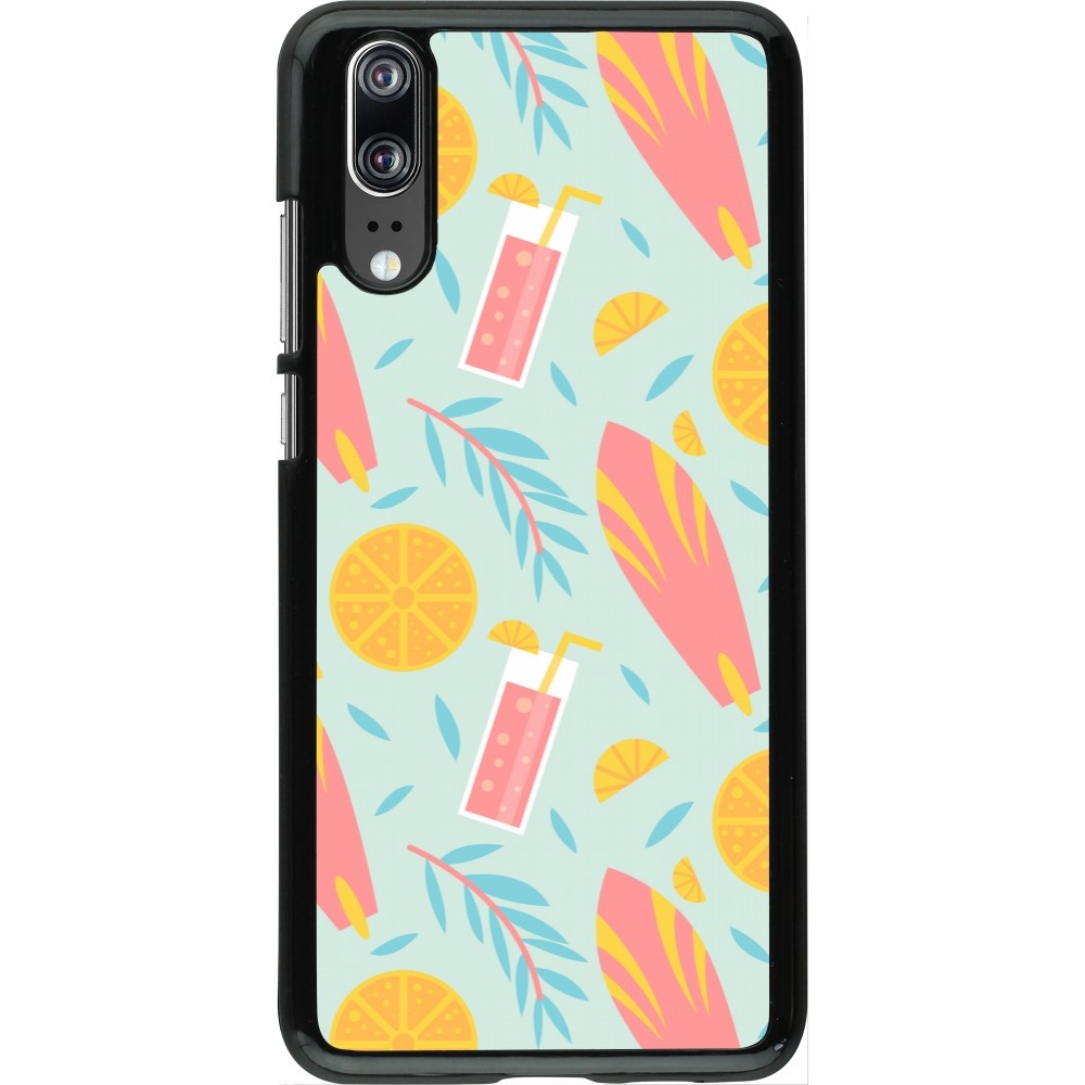 Coque Huawei P20 - Summer 2025 Pattern citron