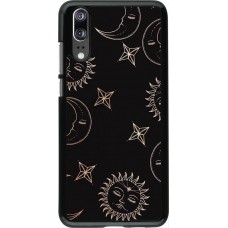 Coque Huawei P20 - Suns and Moons