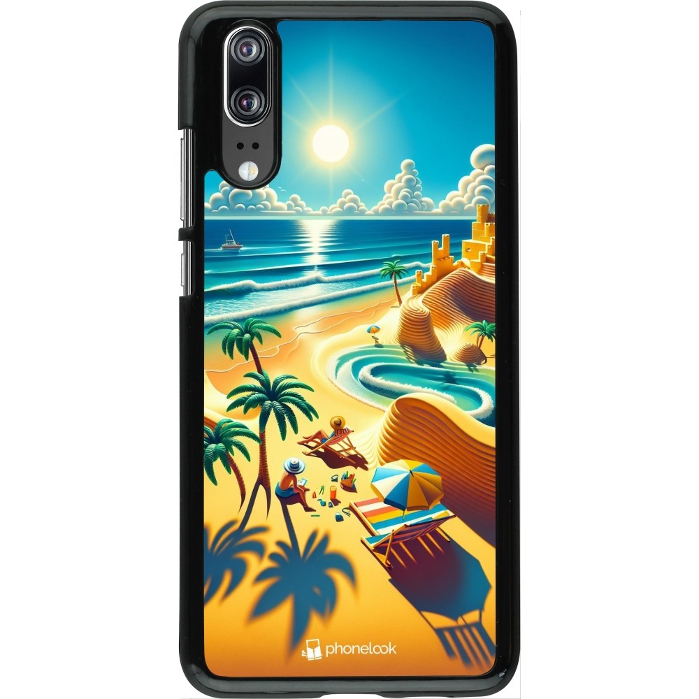 Huawei P20 Case Hülle - Sonnenuntergang Brise