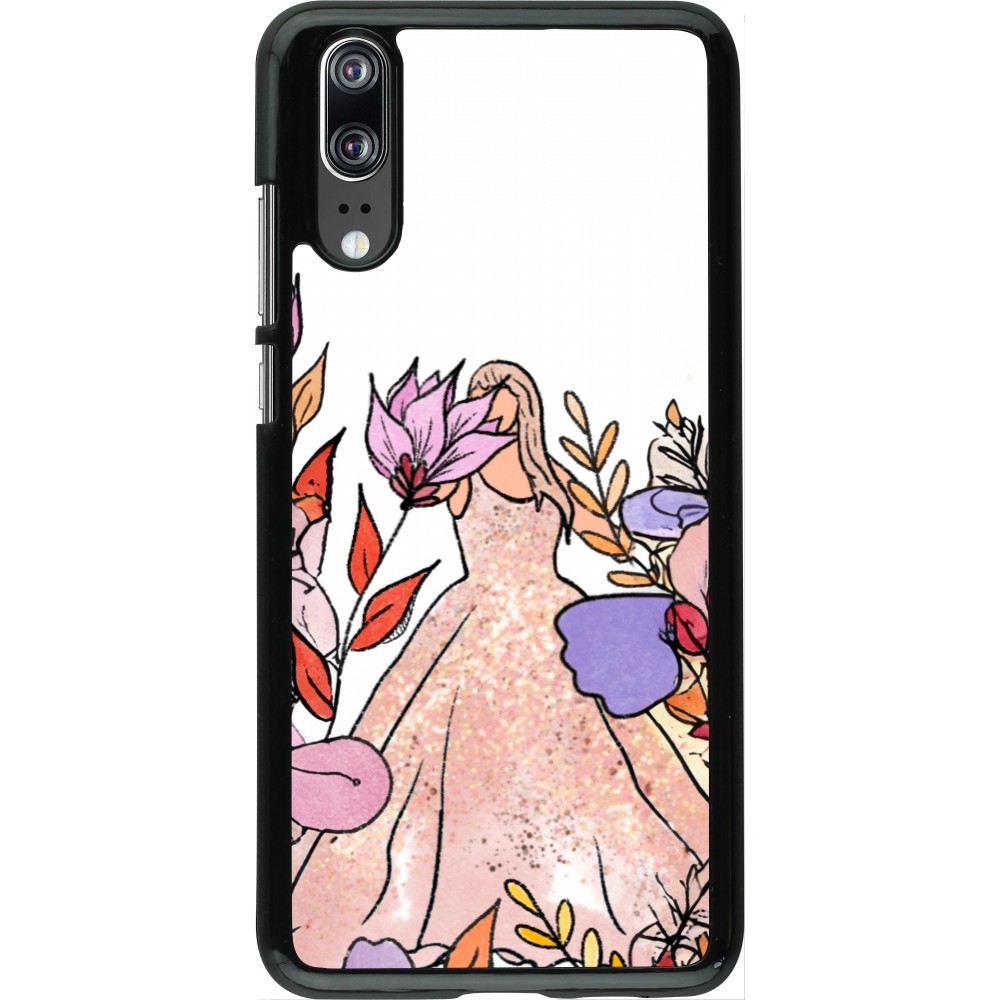 Coque Huawei P20 - Taylor Swift Sketch - White