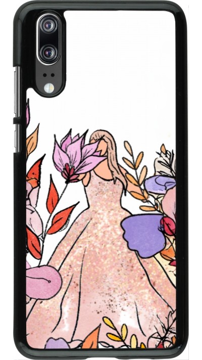Huawei P20 Case Hülle - Taylor Swift Sketch - White