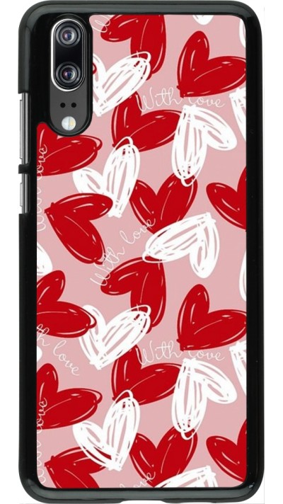 Coque Huawei P20 - Valentine 2024 with love heart