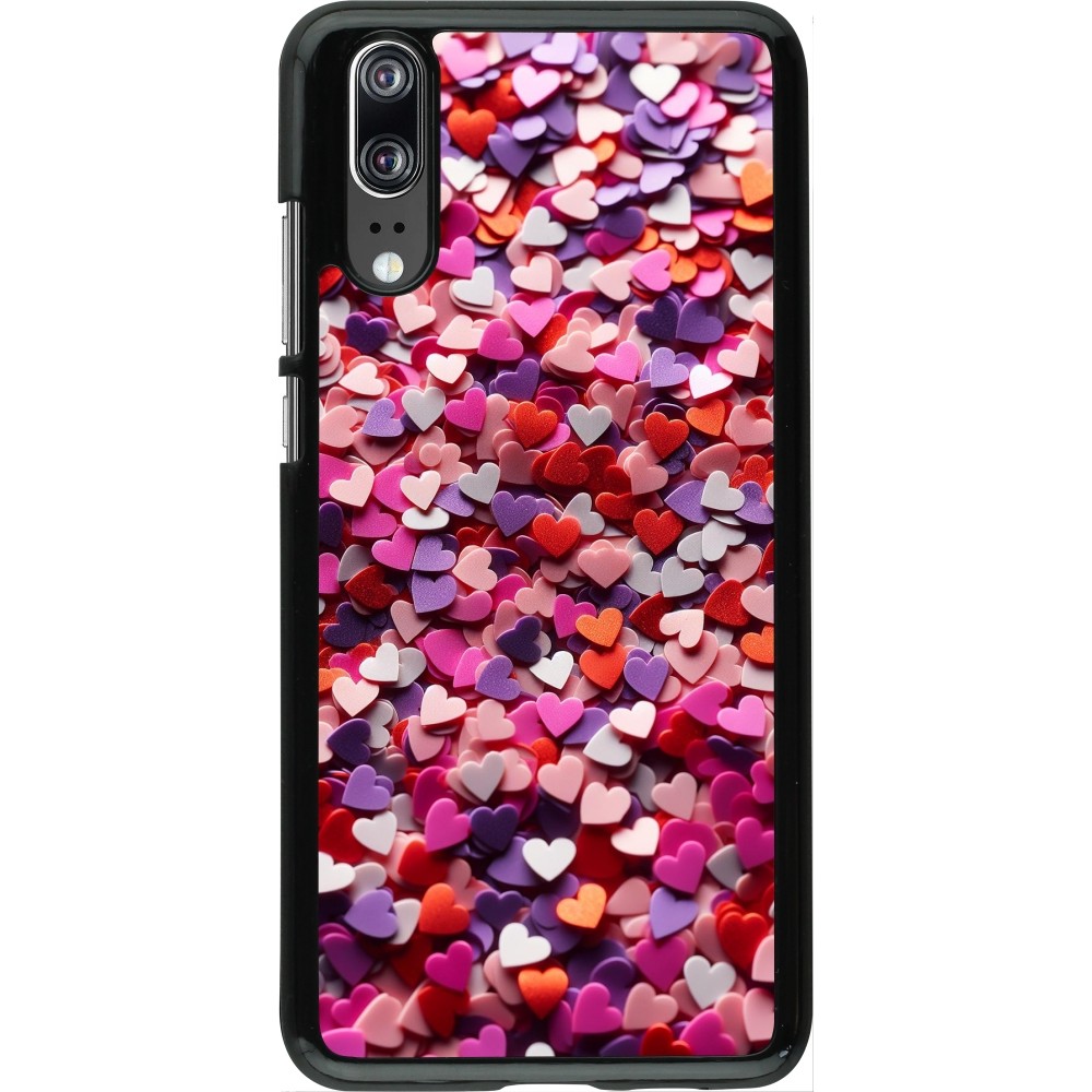 Huawei P20 Case Hülle - Valentin 2025 Konfetti