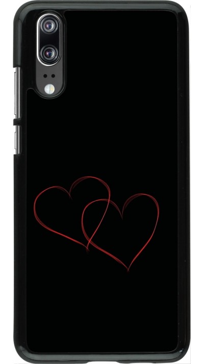Coque Huawei P20 - Valentine 2023 attached heart