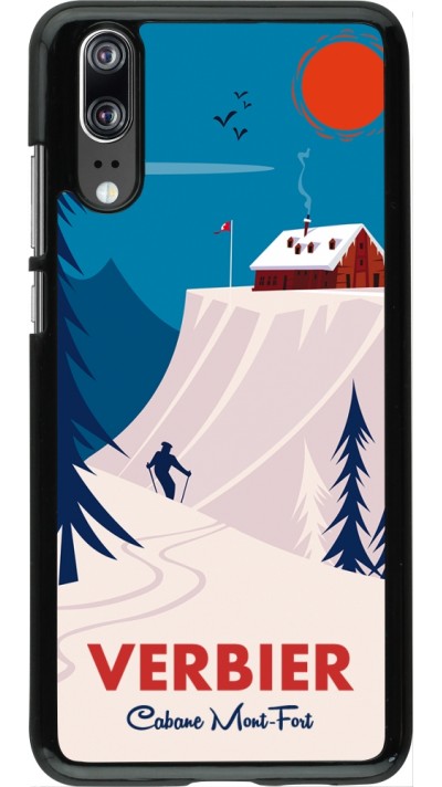 Coque Huawei P20 - Verbier Cabane Mont-Fort